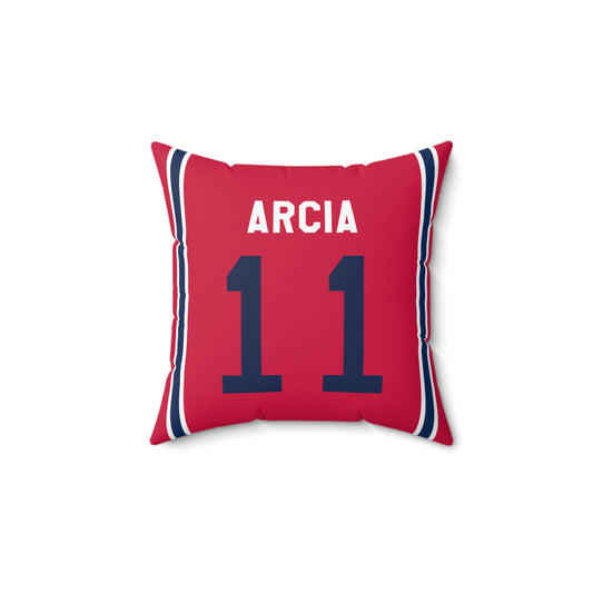 Orlando Arcia Atlanta Braves Pillow