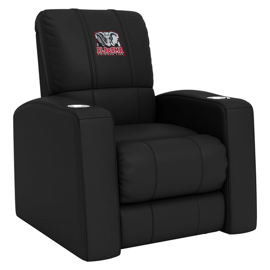 Relax Home Theater Recliner with Alabama Crimson Tide Elephant Logo