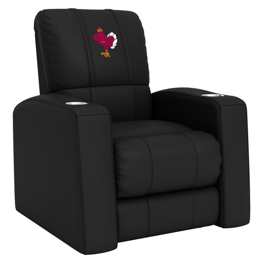 Relax Home Theater Recliner with Virginia Tech Hokies Stand Logo