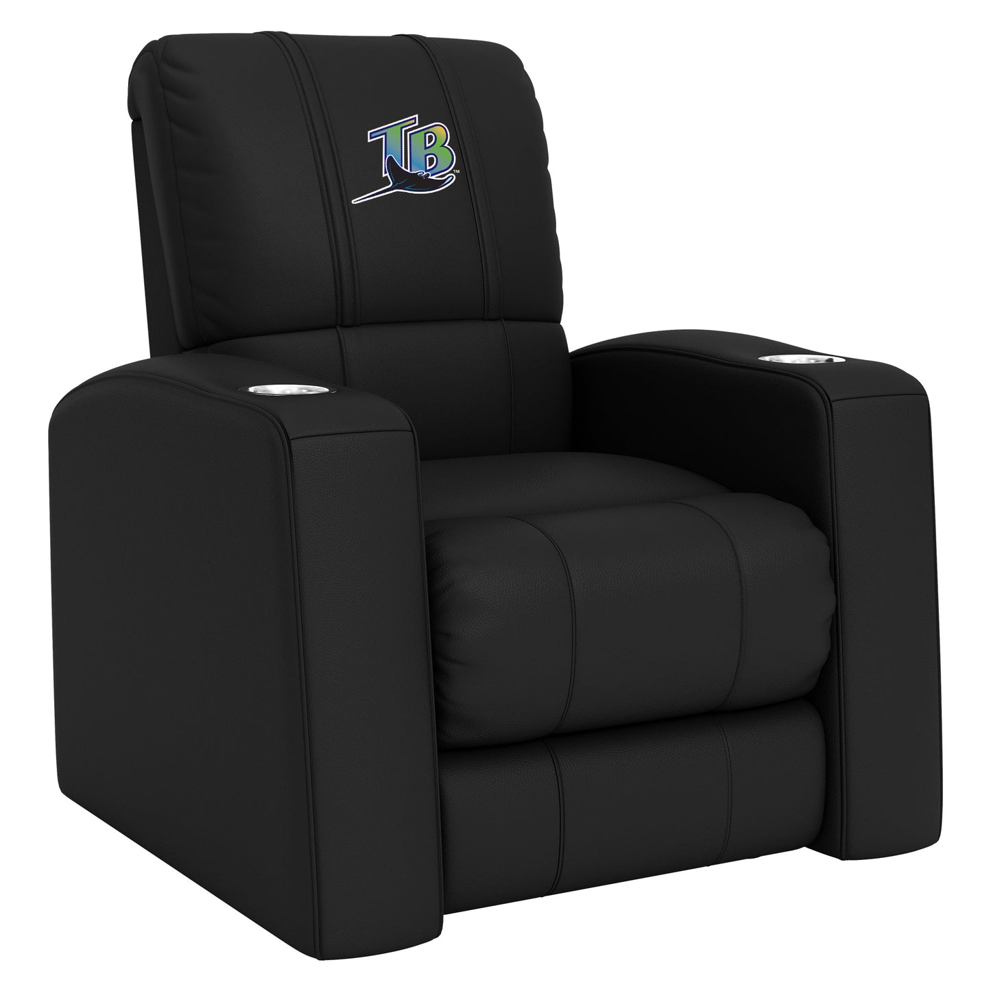Relax Home Theater Recliner with Tampa Bay Rays Cooperstown Secondary
