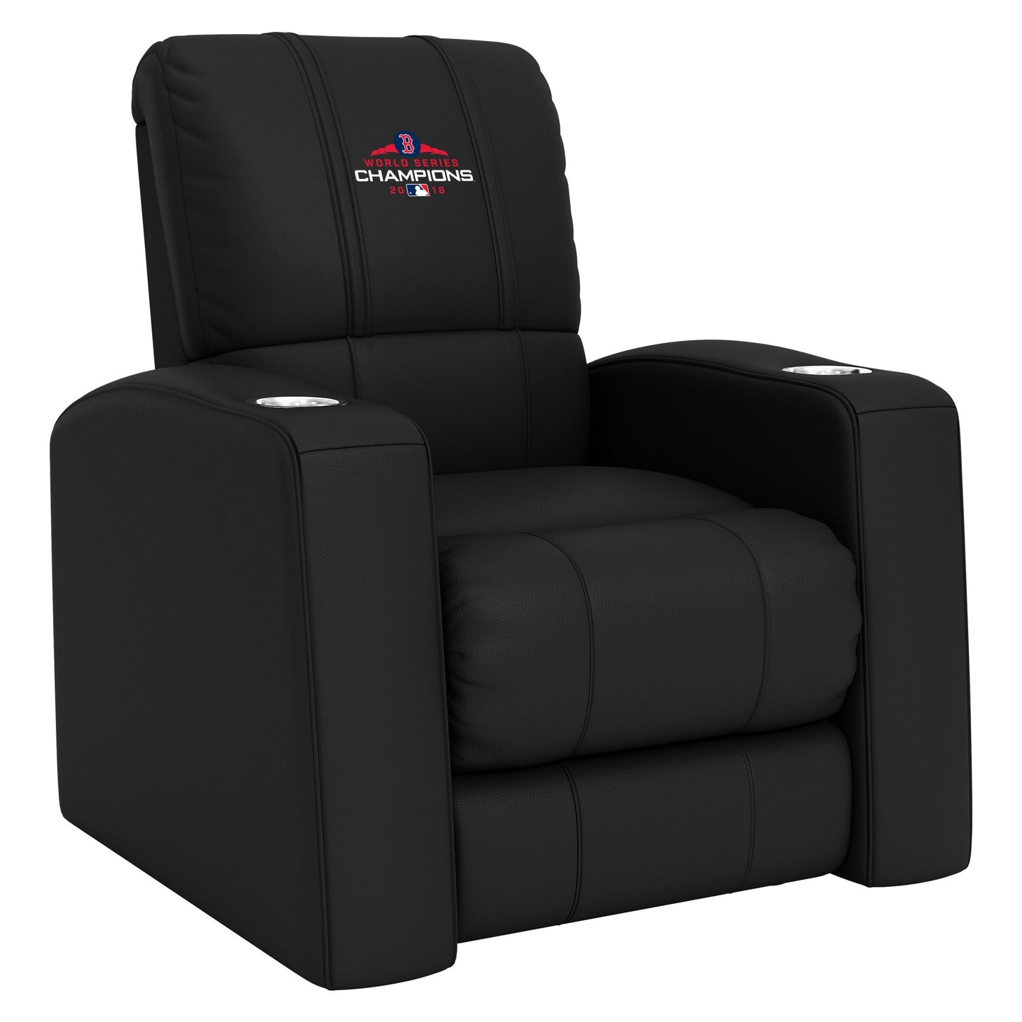 Relax Home Theater Recliner with Boston Red Sox 2018 Champions Logo