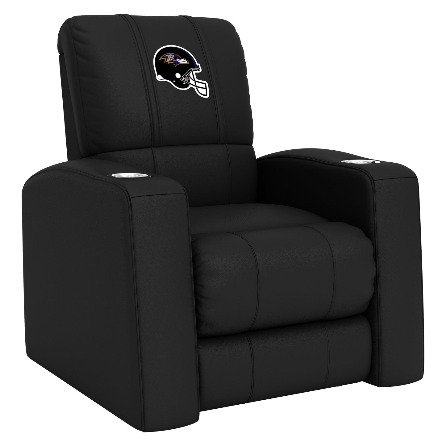 Relax Home Theater Recliner with Baltimore Ravens Helmet Logo