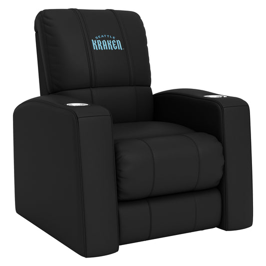 Relax Home Theater Recliner with Seattle Kraken Alternate Logo