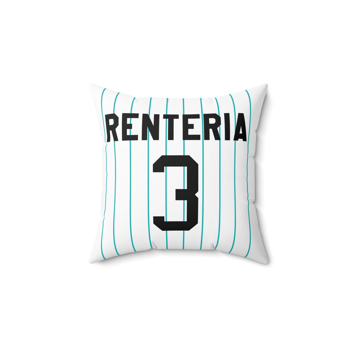 Edgar Renteria Miami Marlins Pillow