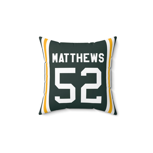 Clay Matthews Green Bay Packers Pillow