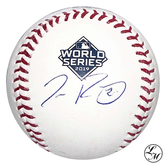 Tanner Rainey Nationals Autographed 2019 World Series Baseball