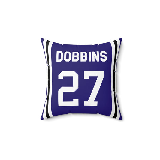 JK Dobbins Baltimore Ravens Pillow