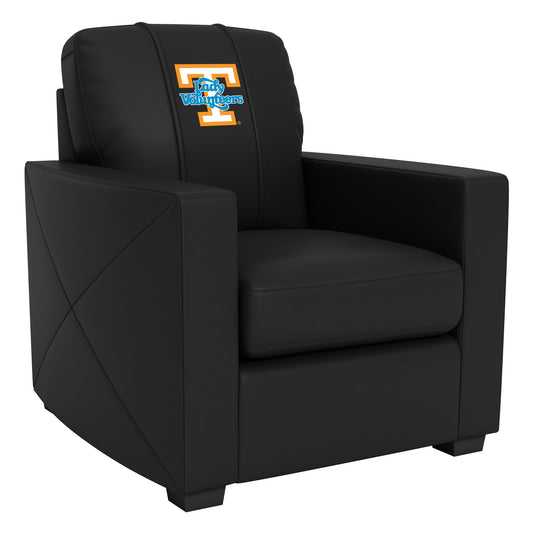 Silver Club Chair with Tennessee Lady Volunteers Logo
