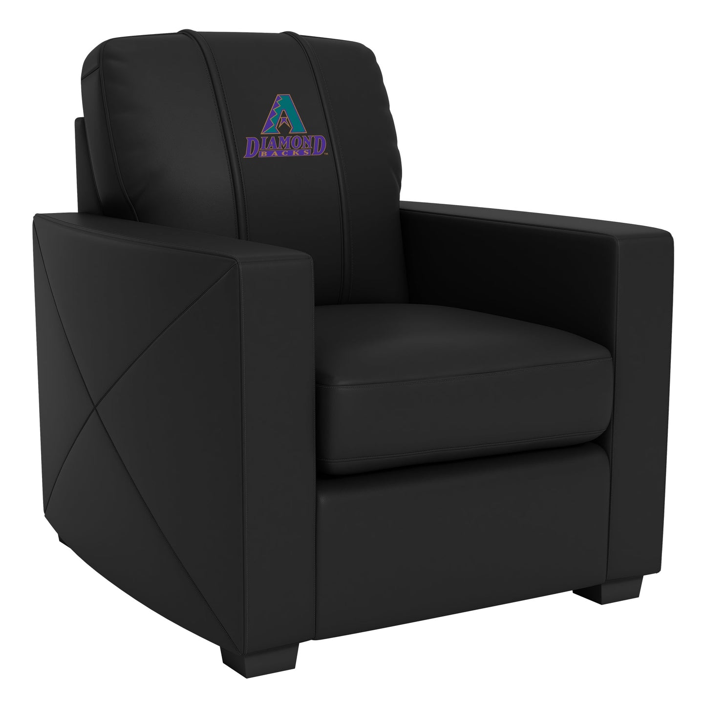 Silver Club Chair with Arizona Diamondbacks Cooperstown Primary