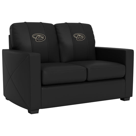 Silver Loveseat with Arizona Diamondbacks Secondary