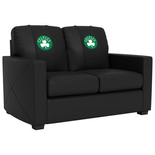 Silver Loveseat with Boston Celtics Secondary