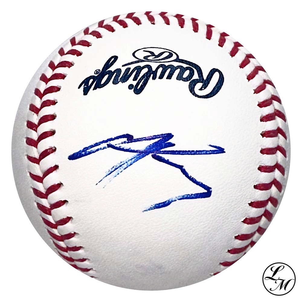 Francisco Alvarez Mets Autographed Official Major League Baseball