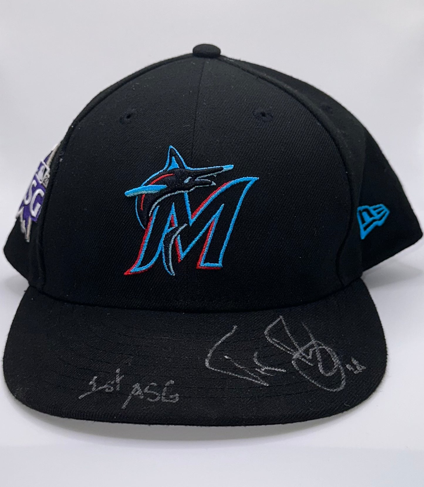 Trevor Rogers Autographed Marlins Hat With ASG Patch “1st ASG”