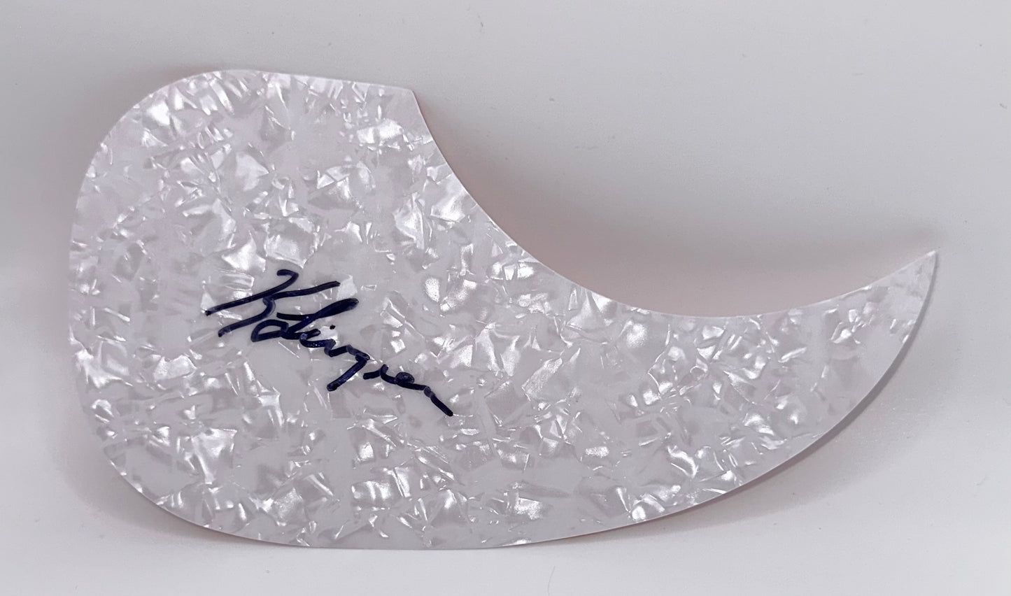 Kerry Livgren Autographed Guitar Pickguard Musician