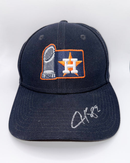 Alex Bregman Autographed Astros Hat World Series JSA COA