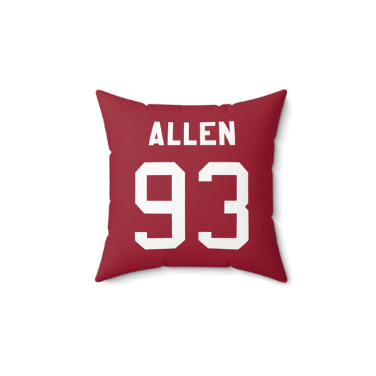 Jonathan Allen Alabama Crimson Tide Pillow