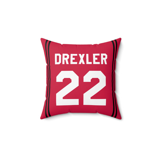 Clyde Drexler Houston Rockets Pillow