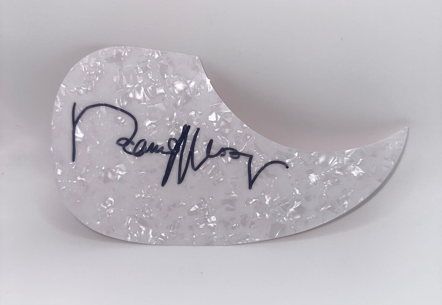 Ronnie Milsap Autographed Guitar Pick Guard Country Music Legend