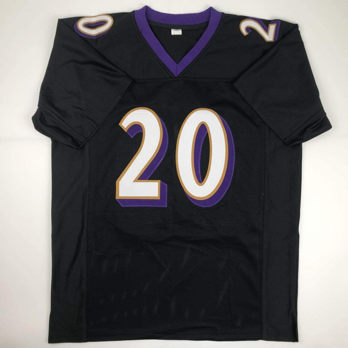 Autographed/Signed Ed Reed Baltimore Black Football Jersey JSA COA