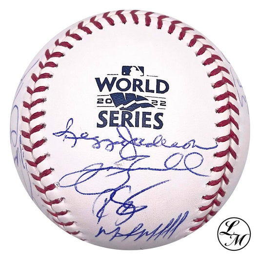 Houston Astros Autographed Team 2022 World Series Baseball JSA LOA