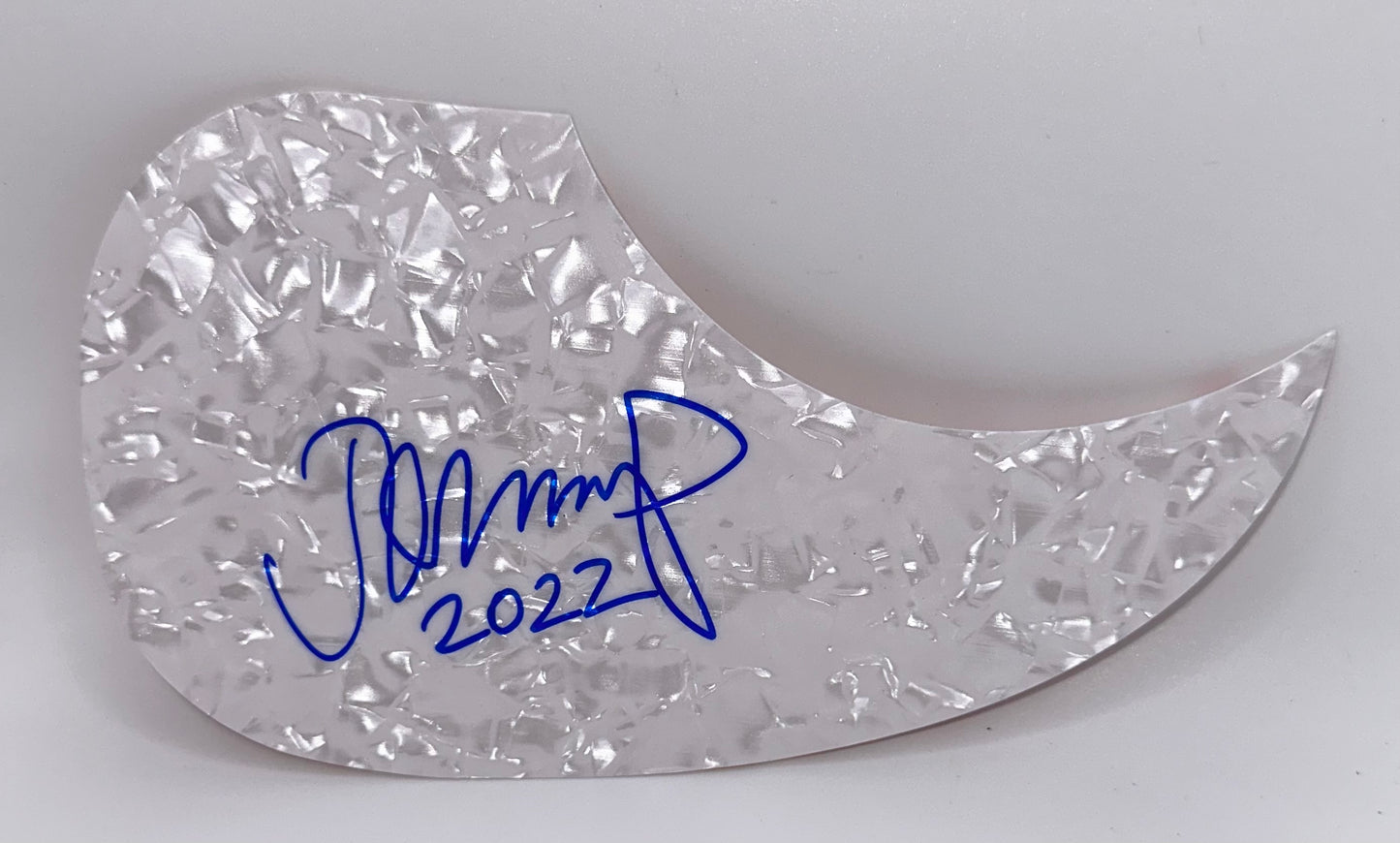 John Mellencamp Autographed Acoustic Pickguard