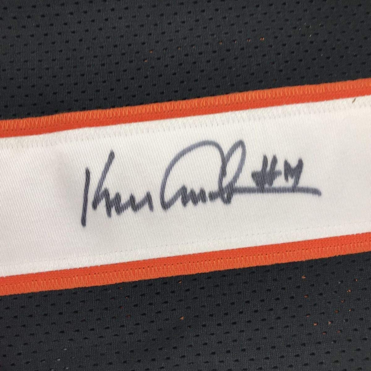 Framed Autographed/Signed Ken Anderson 35x39 Cincinnati Black Football Jersey JSA COA