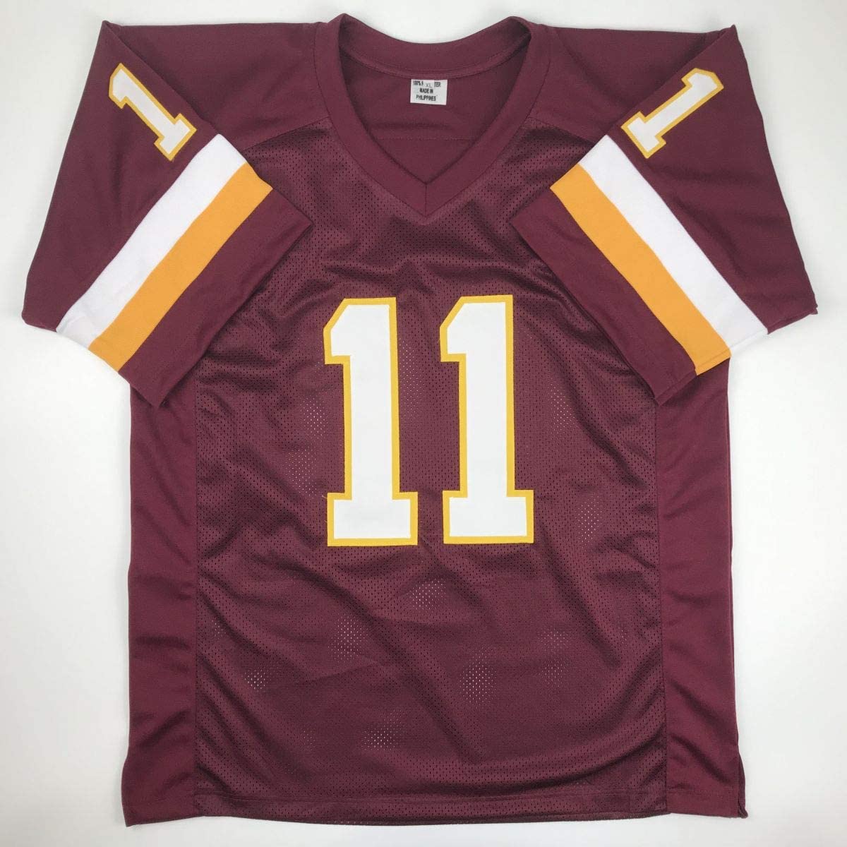 Autographed/Signed Mark Rypien SB XXVI MVP Washington Burgundy Football Jersey JSA COA
