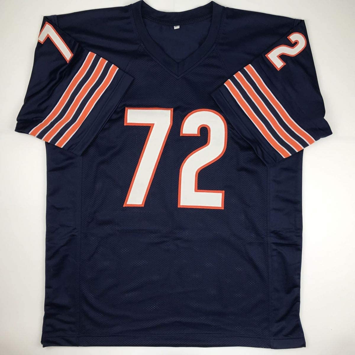 Autographed/Signed William Perry The Refrigerator Chicago Blue Football Jersey JSA COA