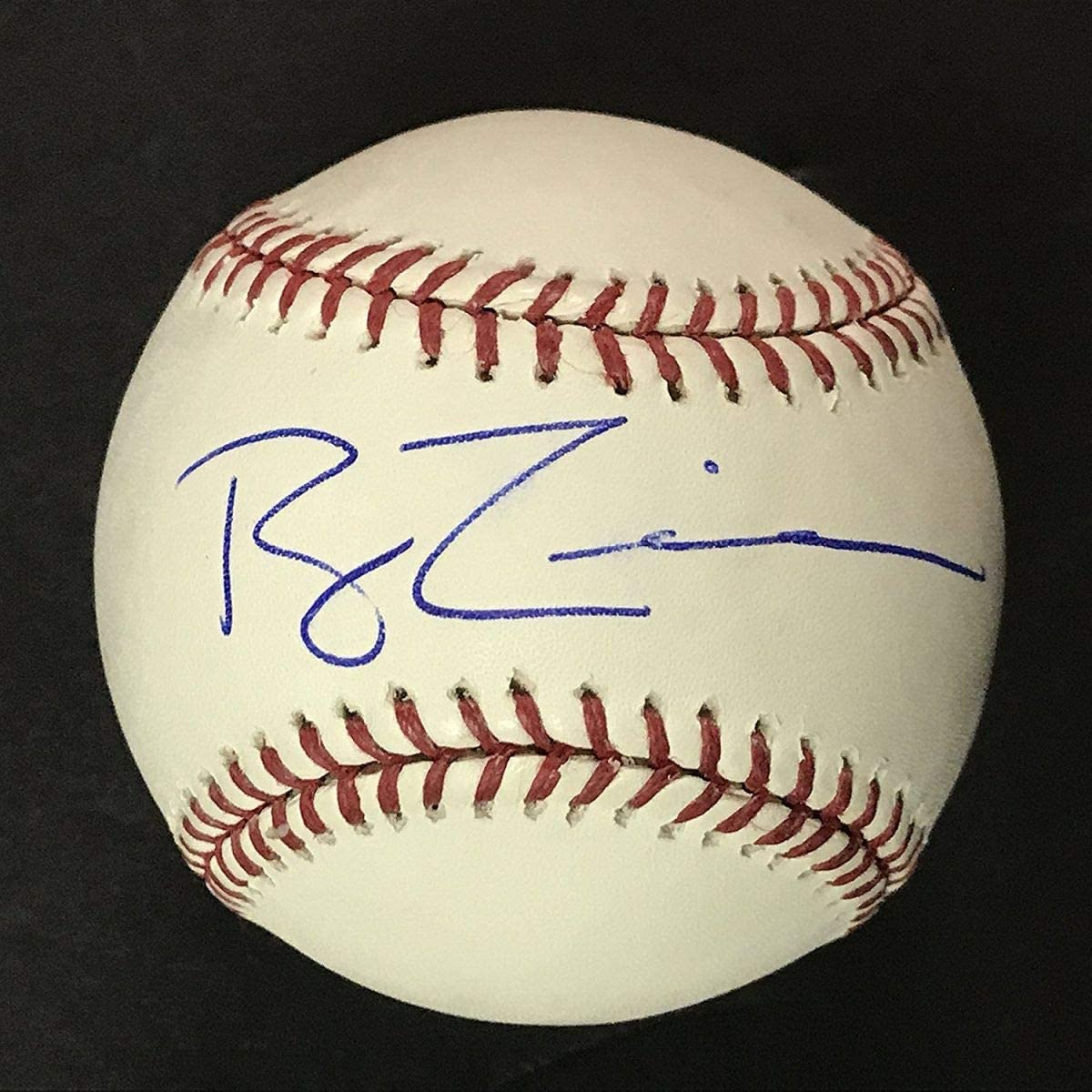Autographed/Signed Ryan Zimmerman Rawlings Official Major League Baseball ROML JSA COA Auto