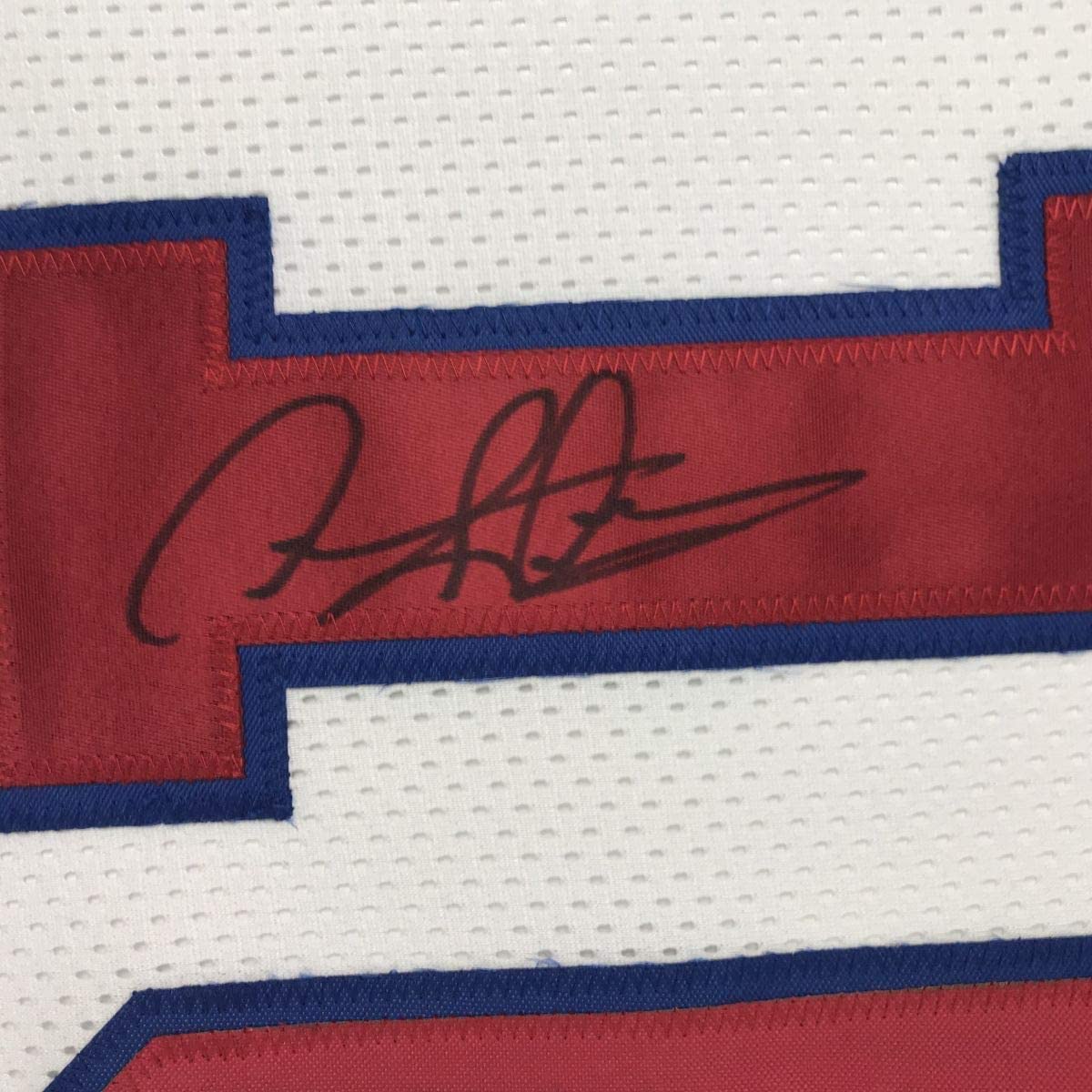 Autographed/Signed Dennis Rodman Detroit White Basketball Jersey JSA COA