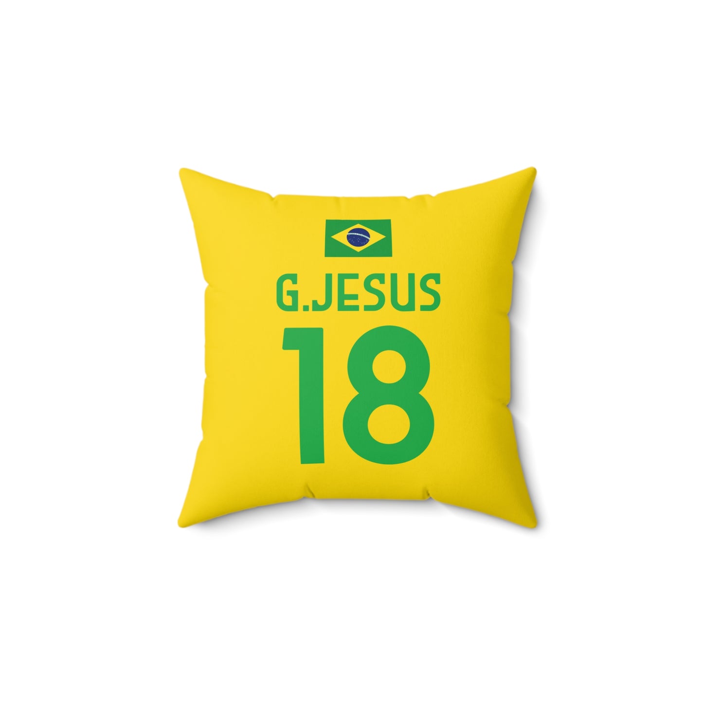 Gabriel Jesus Brazil National Team Pillow Arsenal