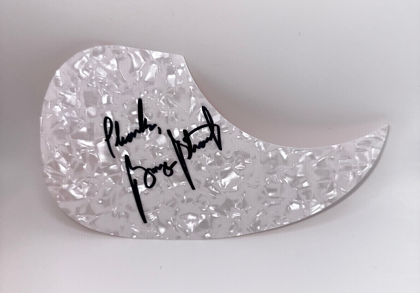 George Strait Autographed Guitar Pickguard Country Music Star