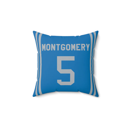 David Montgomery Detroit Lions Pillow