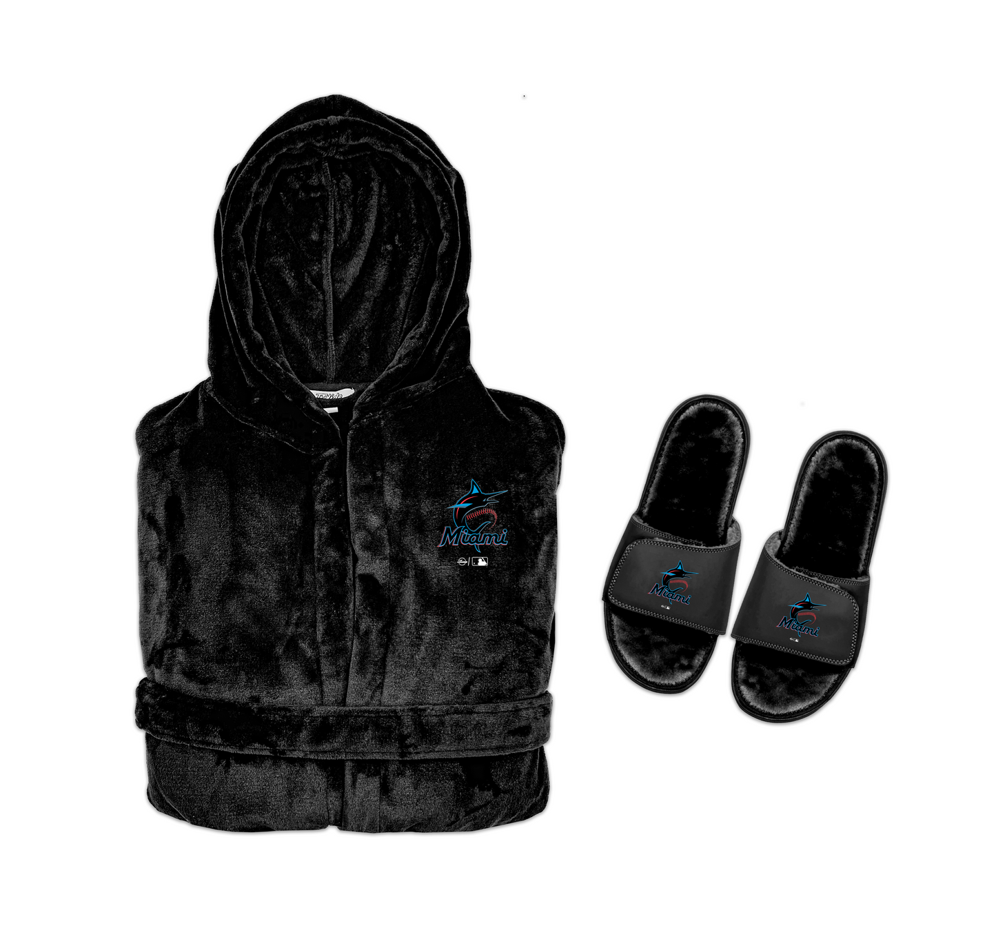 Miami Marlins Phantom Robe Slide Bundle
