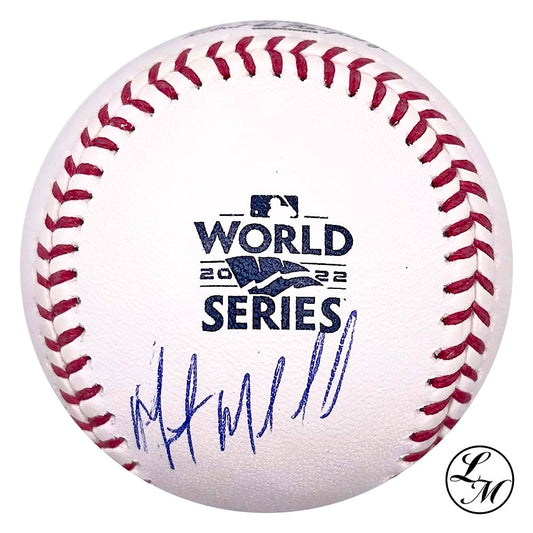 Martin Maldonado Houston Astros Autographed 2022 World Series Baseball JSA COA