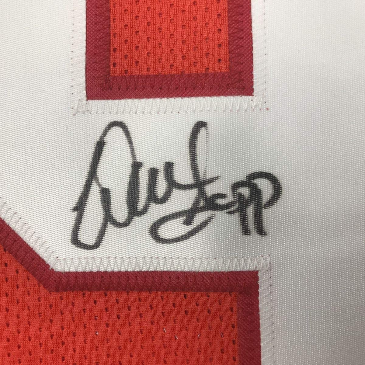 Autographed/Signed Warren Sapp Tampa Bay Orange Retro Football Jersey PSA/DNA COA