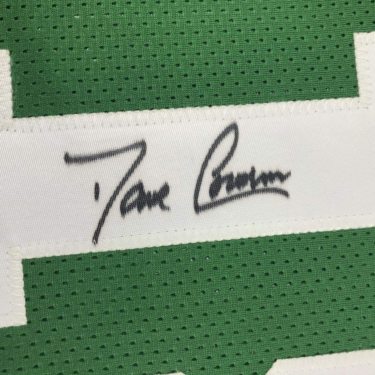 Autographed/Signed Dave Cowens Boston Green Basketball Jersey PSA/DNA COA