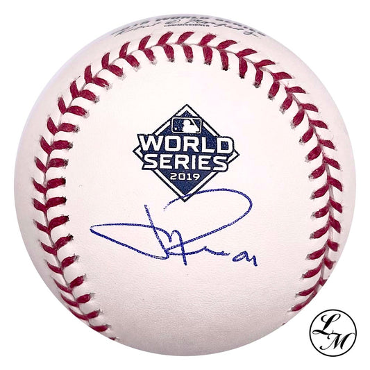 Joe Ross Nationals Autographed 2019 World Series Baseball JSA COA