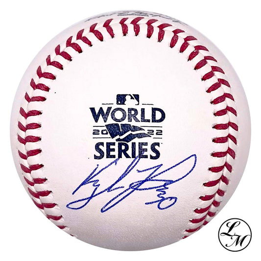 Kyle Tucker Houston Astros Autographed 2022 World Series Baseball JSA COA