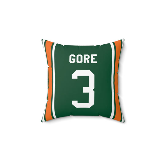 Frank Gore Miami Hurricanes Pillow