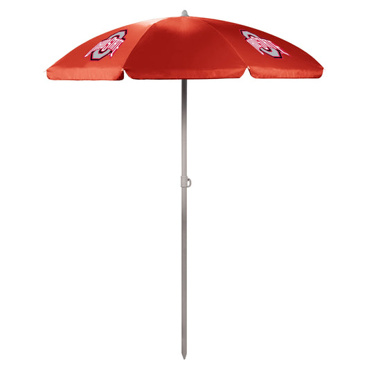 Ohio State Buckeyes - 5.5 Ft. Portable Beach Umbrella