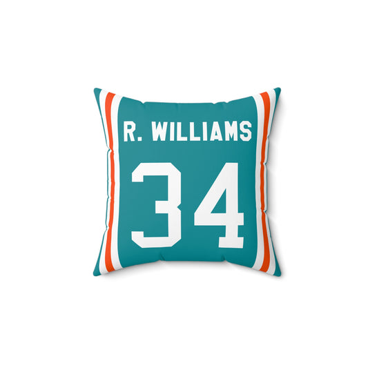 Ricky Williams Miami Dolphins Pillow