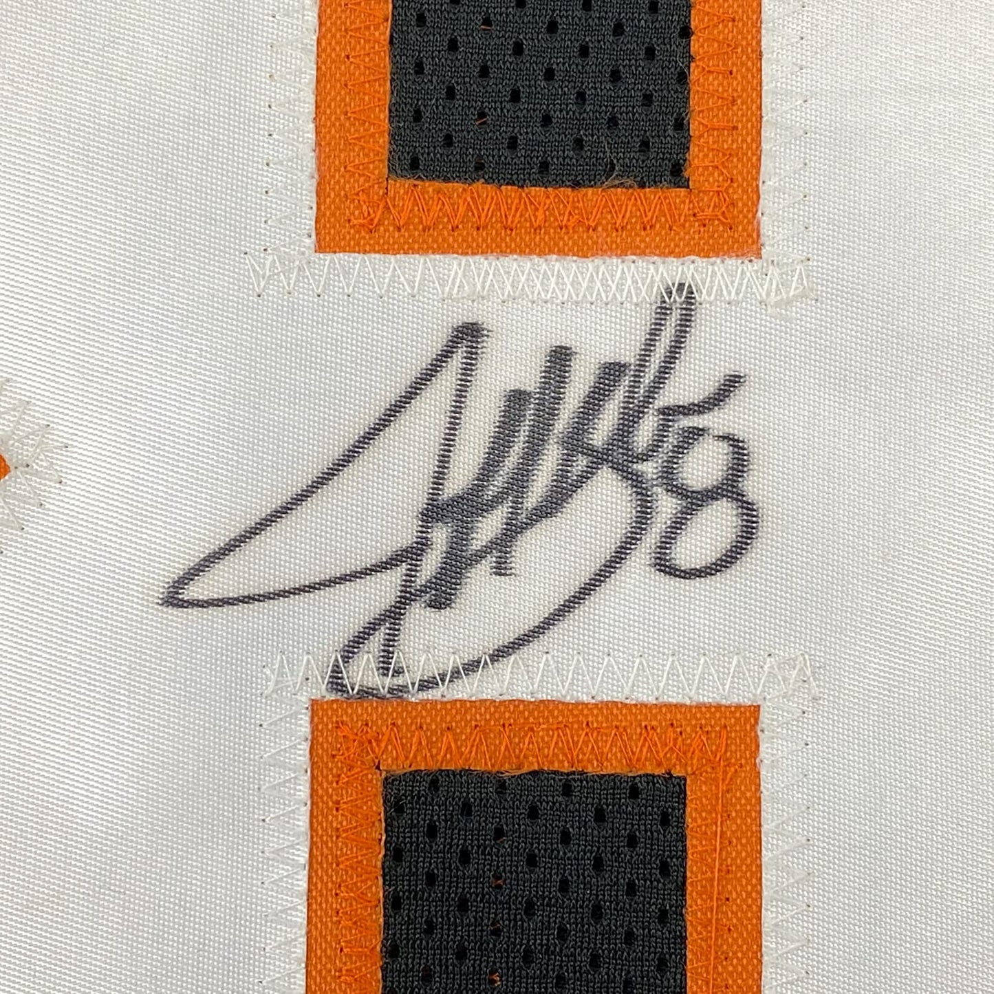 Framed Autographed/Signed Jeff Blake 35x39 Cincinnati Black Football Jersey JSA COA
