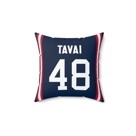 Jahlani Tavai New England Patriots Pillow