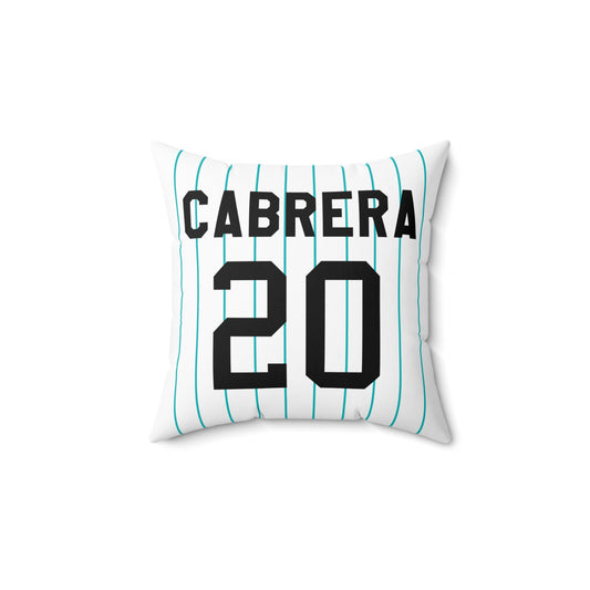 Miguel Cabrera Miami Marlins Pillow