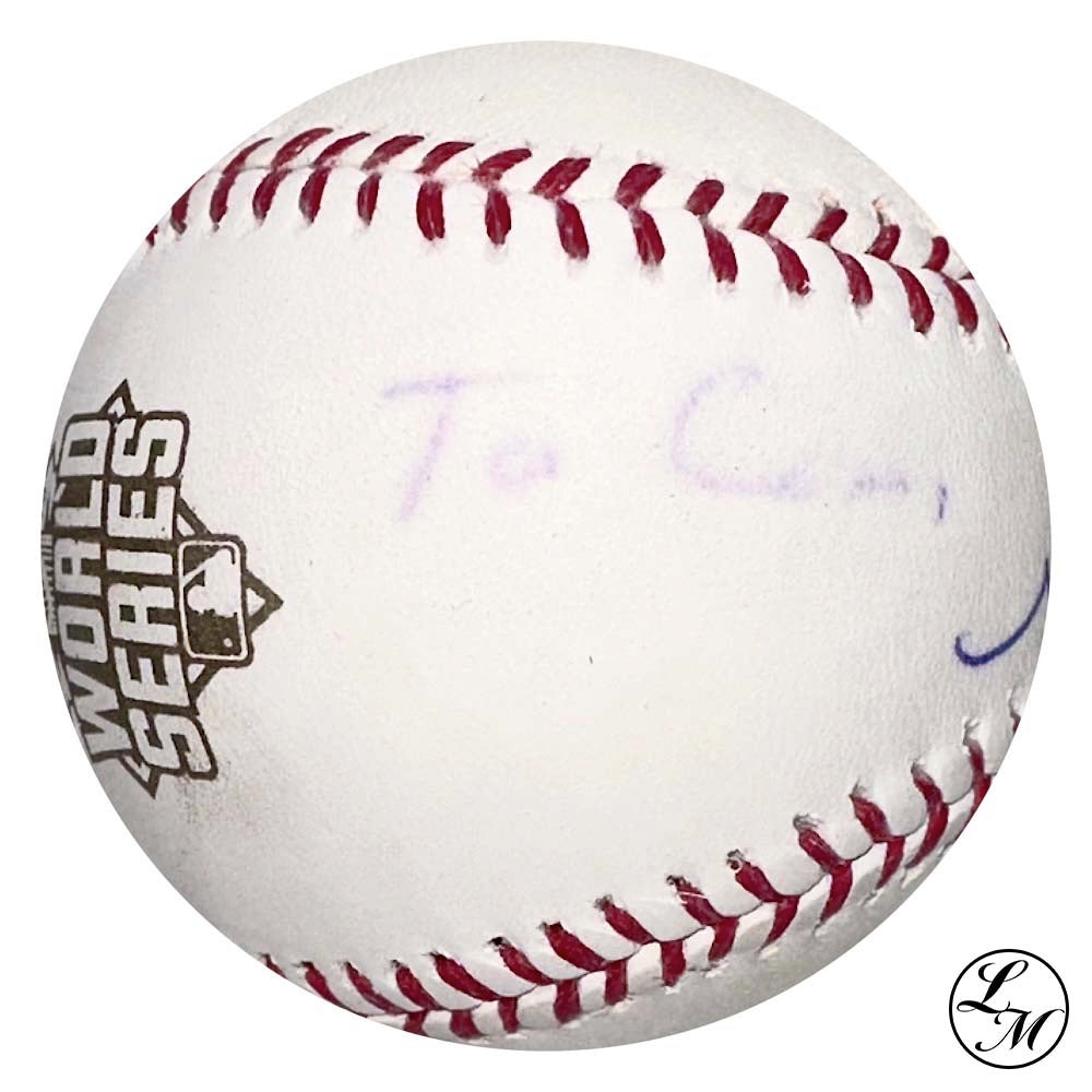 Noah Syndergaard Autographed New York Mets 2015 World Series Baseball