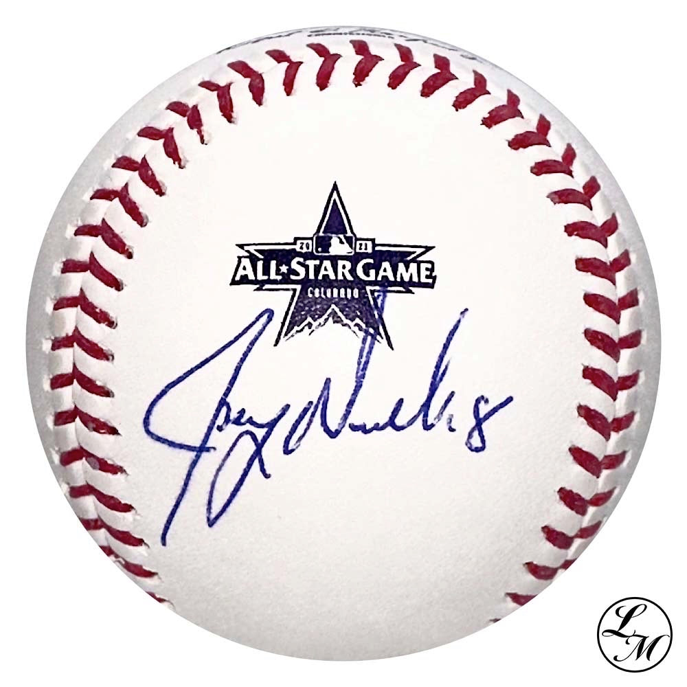 Joey Wendle Marlins Autographed 2021 All Star Game Baseball JSA COA