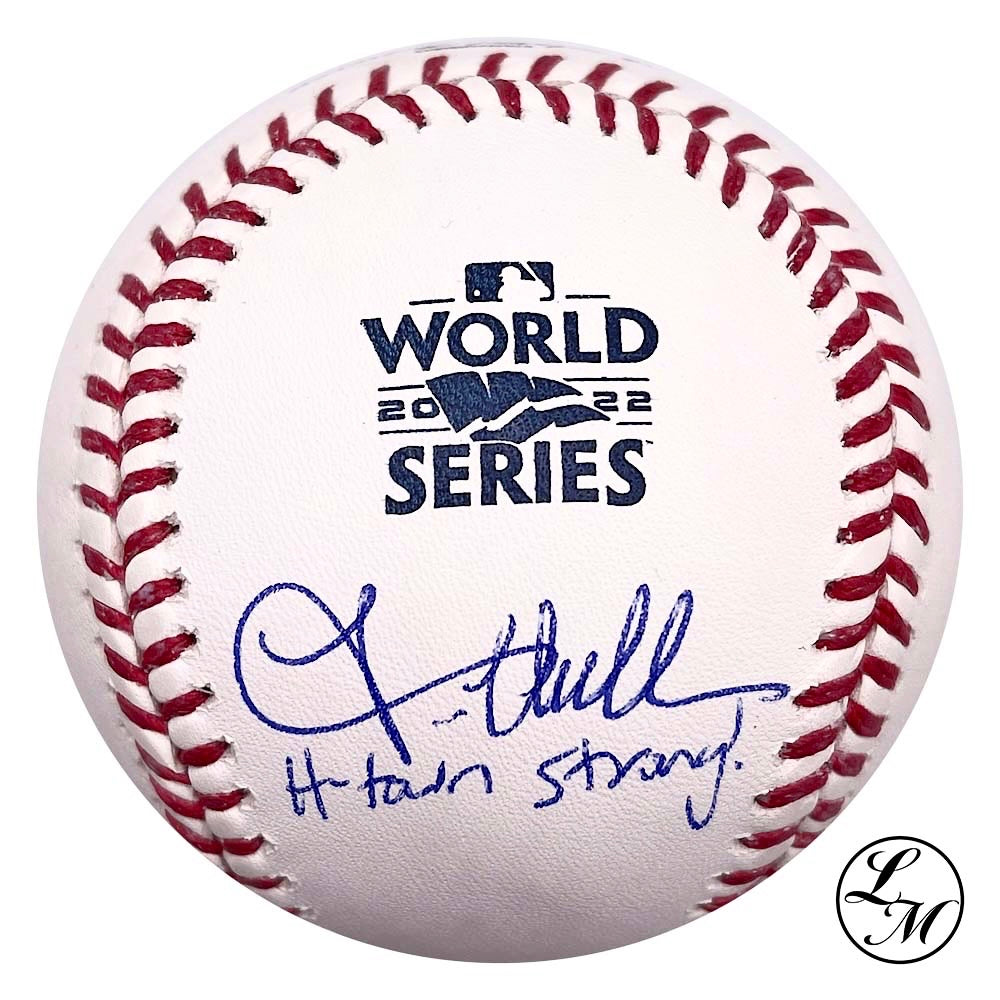 Lance McCullers Jr Houston Astros Autographed 2022 World Series Baseball JSA COA