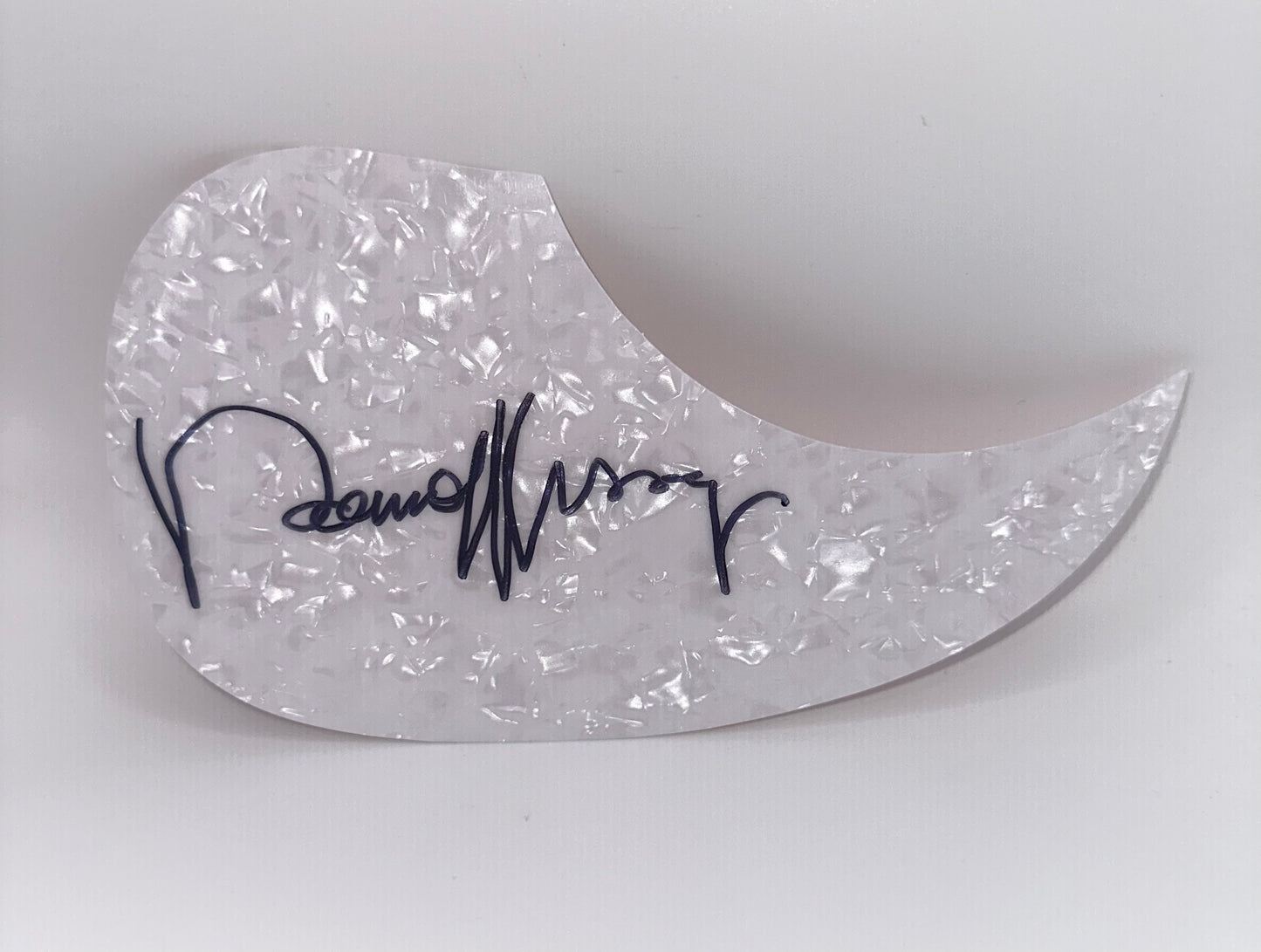 Ronnie Milsap Autographed Guitar Pick Guard Country Music Legend