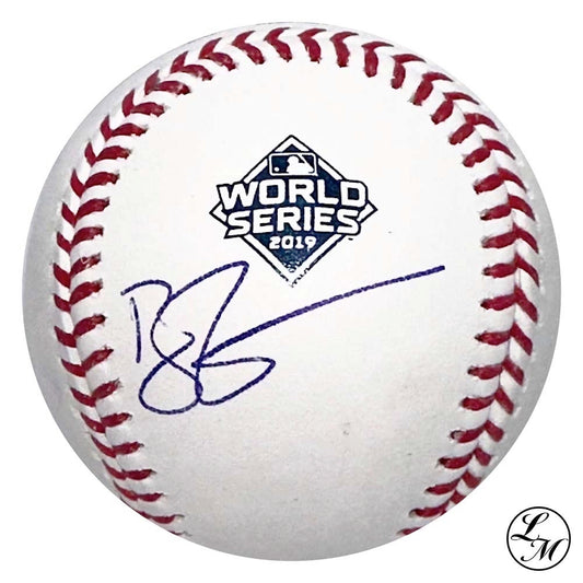 Ryan Zimmerman Autographed 2019 World Series Baseball Washington Nationals JSA COA